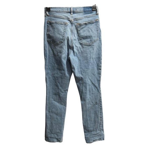 Abercrombie & Fitch Curve Love Ultra High Rise 90s Slim Straight Jean, sz. 29/8r - Picture 6 of 10